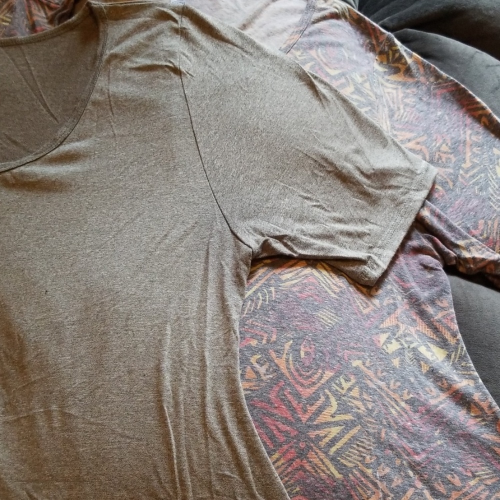 Lot of two Large Lularoe tops